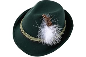 Generic Fedora Hats for Men, Jazz Hat Curled Brim Cap, Derby Bowler Hats for Travel Dress up