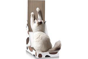 ComSaf Cat Scratcher L Shape,64cm/25inch Cat Scratching Post for Indoor Cats Adults with Cat Scratch Box and Cat Sratching Bo