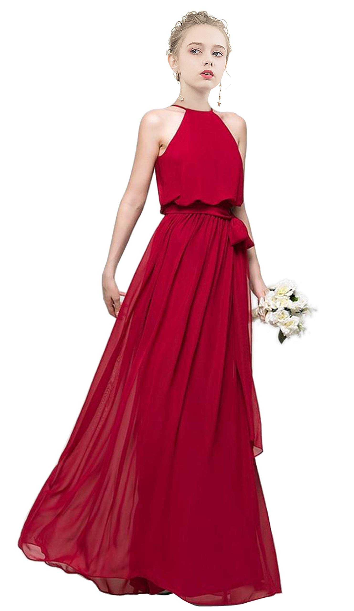 VaniaDress Women Halter Neck Long Prom Dress Bridesmaid Gowns V070LF