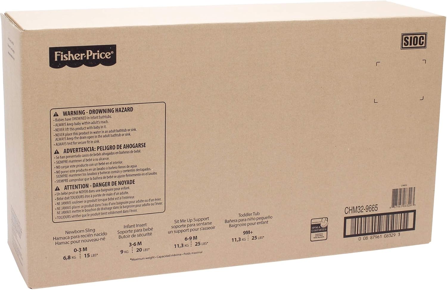 Fisher-Price 4-in-1 Sling 'n Seat Tub, Multicolor : Baby