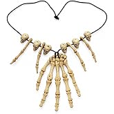 Bone Necklace, Voodoo Witch Doctor Halloween Costume Accessory for Adults | A bold faux bone necklace for voodoo, witch doctor, caveman, cavewoman, priestess and spooky Halloween costume looks