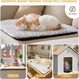 MORA PETS Self Heating Cat Bed 74x47cm Non-Slip Removable Cover view 5