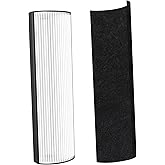 Nispira 2-in-1 True HEPA Replacement Filter PETWRFIL For Pure Enrichment PureZone Elite 4-IN-1 Tower Air Purifier PEAIRTWR (HEPA + 1-PreFilter, 1 PK)