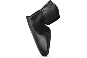 Stelle Jazz Shoes for Women Men Leather Upper Slip-on Dance Shoes Unisex