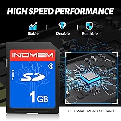INDMEM SD Card 1GB, 10 Packs Class 4 1GB Flash