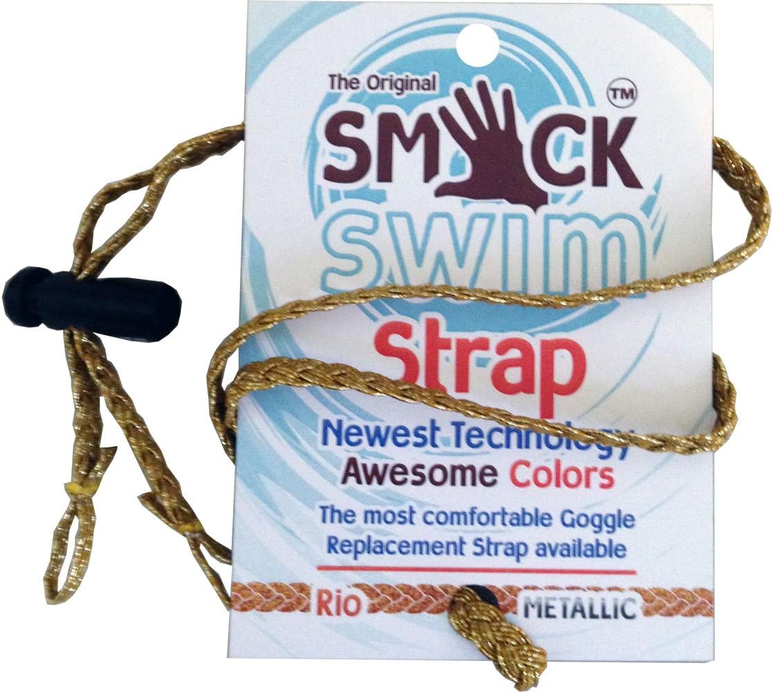 Smack Strap Braided Elastic Goggle Replacement Strap - Rio (Metallic)