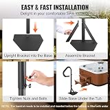 VEVOR 360° Rotatable Hot Tub Handrail, Adjustable 48-63in, 600lbs Capacity view 6