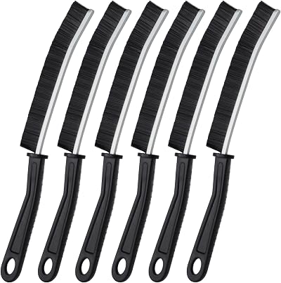 SUOXU Crevice Cleaning Brush 6Pcs Deep Cleaner for Grooves Tile Sink Kitchen