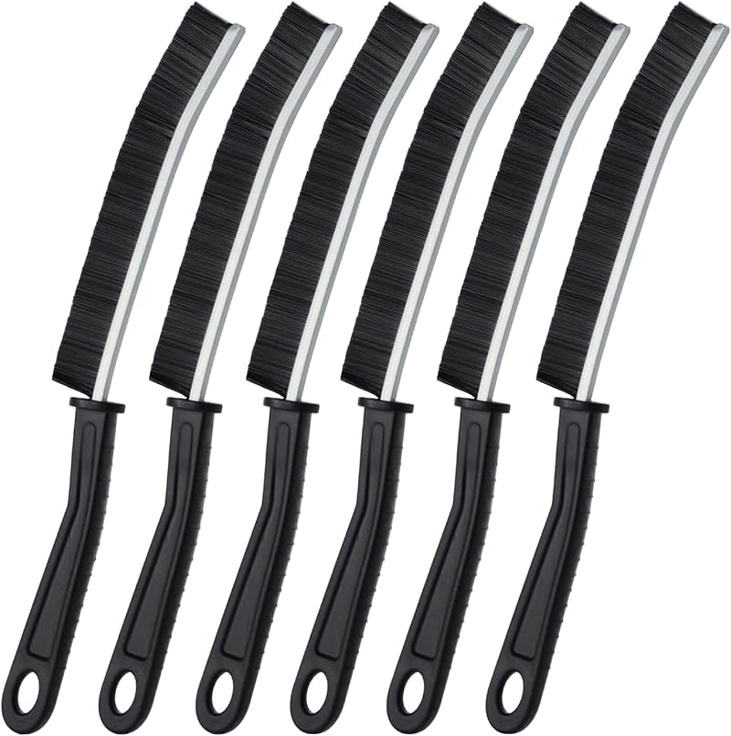 SUOXU Crevice Cleaning Brush 6Pcs Deep Cleaner for Grooves Tile Sink Kitchen