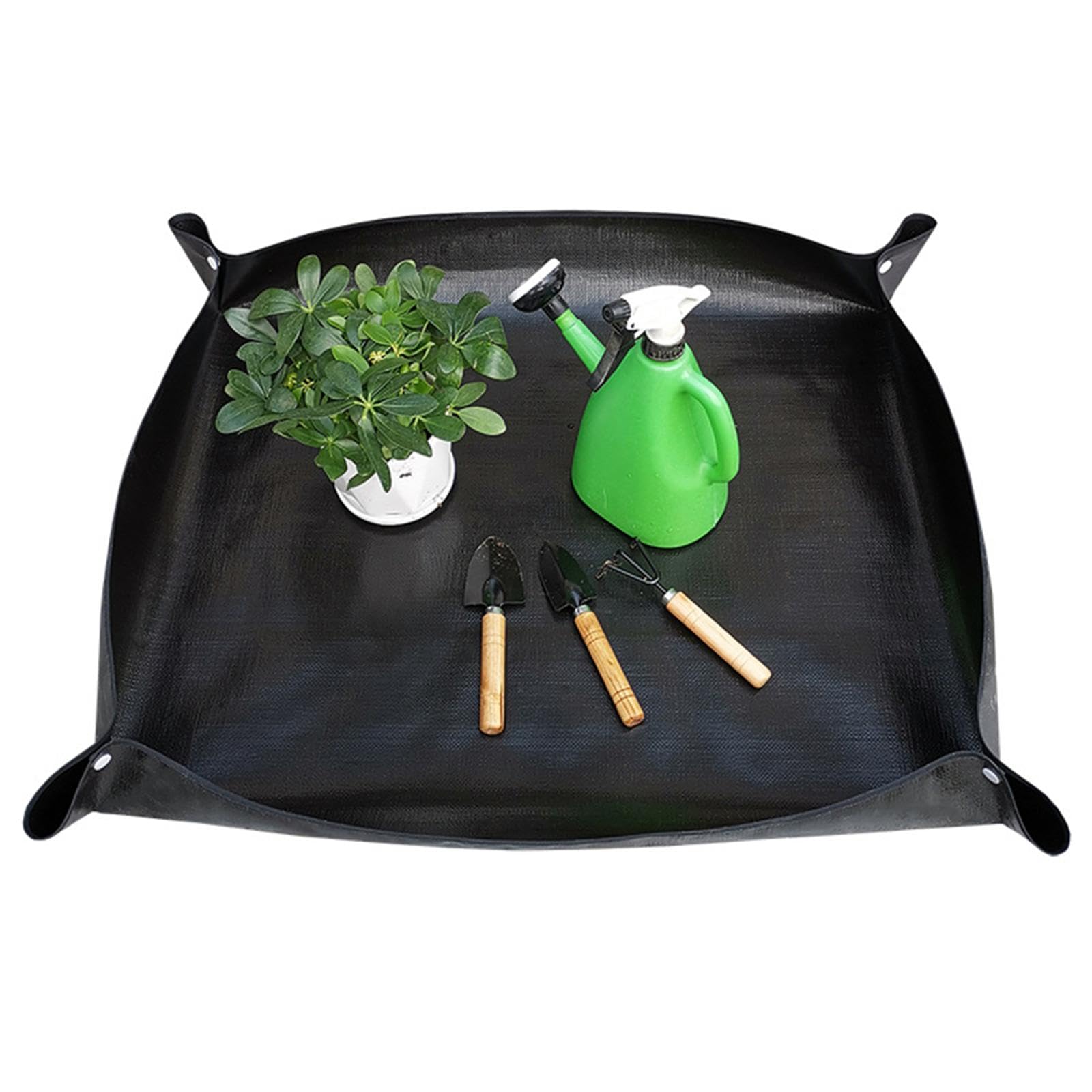 Plant Repotting Mat, Waterproof Garden Planting Operation Mat Foldable Succulent Plants Transplant Pad for Home Greenhouse Terrace (100 x 100cm)