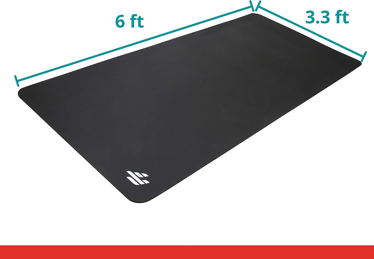 Finer Form Exercise Equipment Floor Mat for Weight Benches, Treadmill, Exercise Bikes, Elliptical, HIIT, Yoga, Tabata, Cardio, Jump Rope in Your Home Gym - Good for both Floor and Carpet : Sports & Outdoors