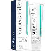 Supersmile Original Mint Whitening Toothpaste, 4.2 Oz, Calprox&reg; + Fluoride | Whitens 3 Shades After 1 Day, Signature Mint Flavor, Veneer Safe, RDA 65 Low Abrasion, Cavity Protection