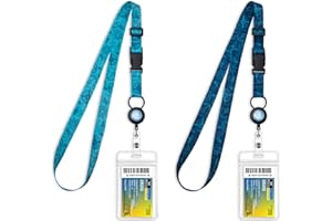 MNGARISTA Retractable Cruise Lanyard for Ship Cards, Waterproof Lanyards for Cruise Ship Cards with ID Holder, 2 Pack, Underw