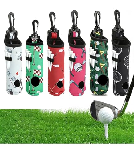 Personalized Golf Balls Storage Bag, Custom Name Pouch for Golf