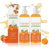 Persimmon Body Wash for Strong Odor Control, Natural Persimmon Liquid Soap for Old People Smell, Smelly Feet Deodorant Body O