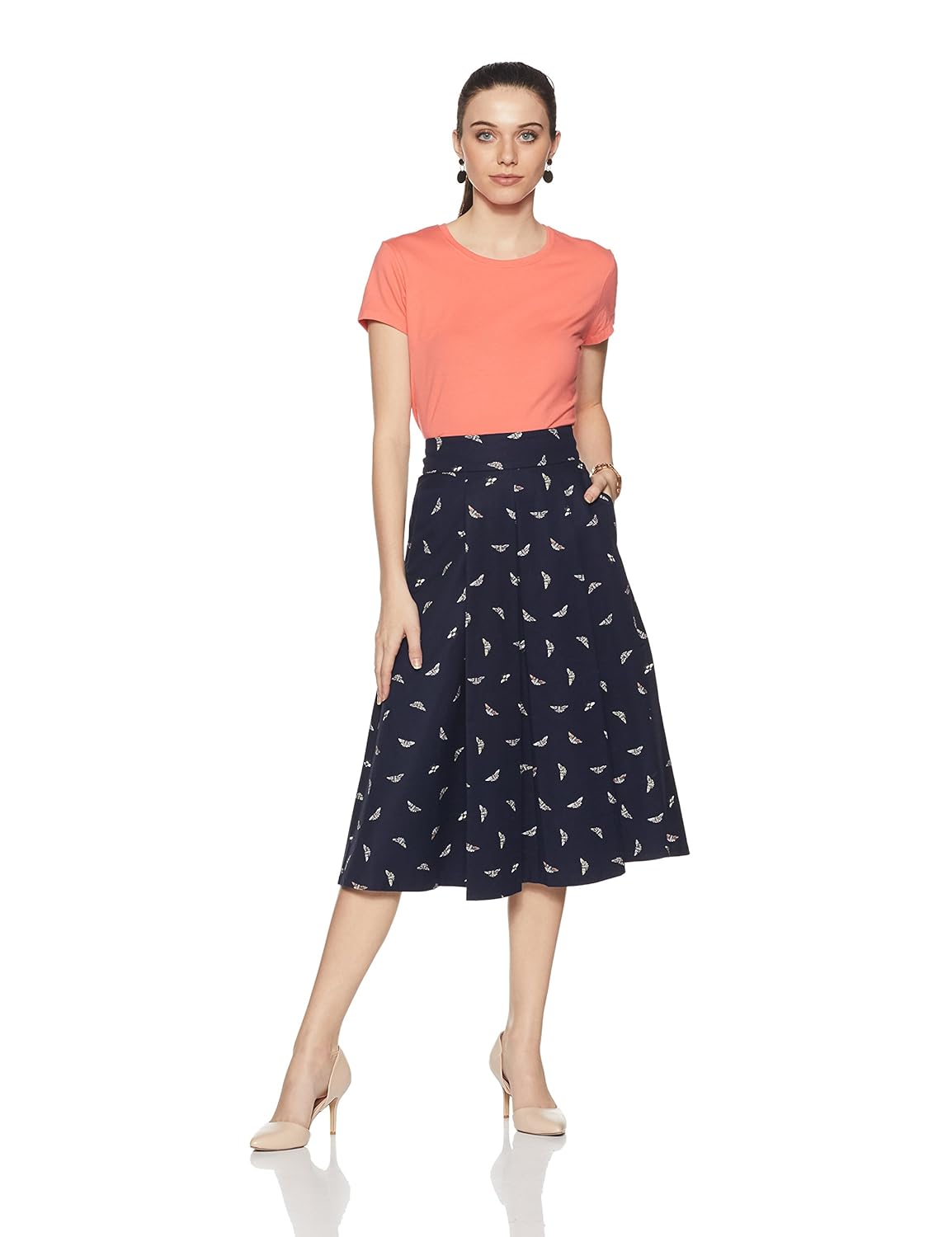 jockey women's cotton round neck t-shirt (1515-0105-blpnk_pink_medium)