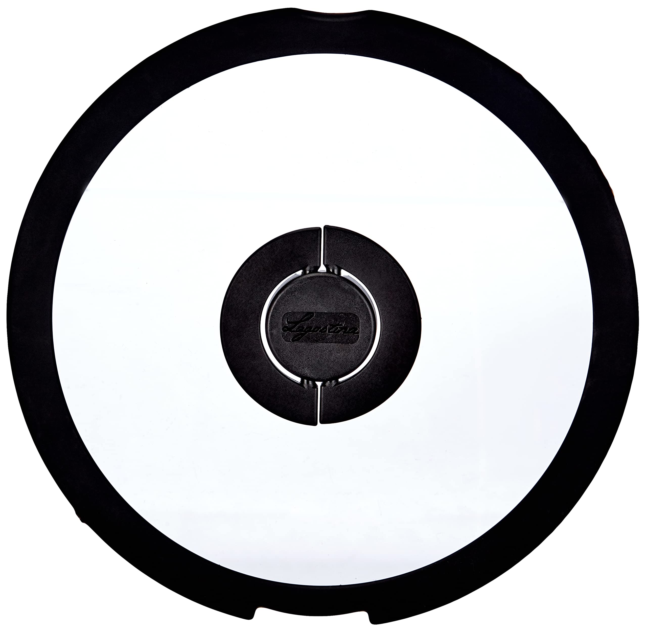 Lagostina Ingenio induction glass lid, Glass, black/transparent, 24 cm
