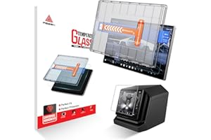 ASZSK For Tesla Cybertruck Matte Screen Protector - [No More Glare & Fingerprint] 2024 2025 Cybertruck Accessories - 9H+ Ultimate Tempered Glass for 18.5" Front & 9.4" Rear Screen - Mounting Frame Kit