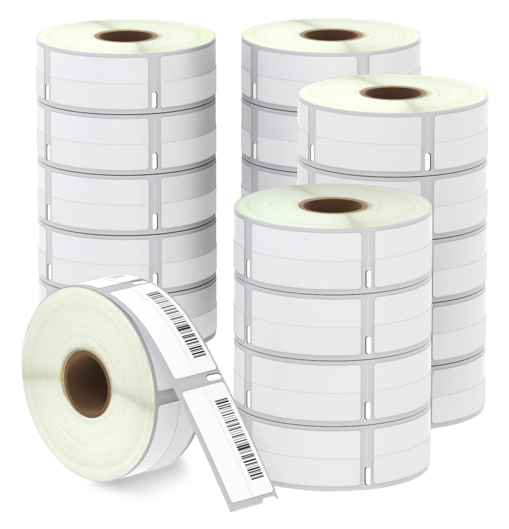 BETCKEY - 20 Rolls 99017 Self-Adhesive Labels Compatible with DYMO S0722460, 12mm x 50mm, 4400 Suspension File Labels Compatible with DYMO LabelWriter 450, 4XL, NOT Fit 550 or 5XL