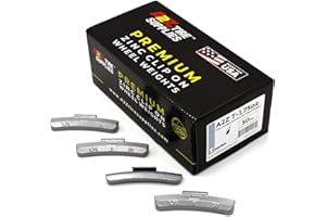A2Z Tire Supplies T Series Hammer on ZINC Wheel Weights Coated (1.75oz) Box of 50pcs