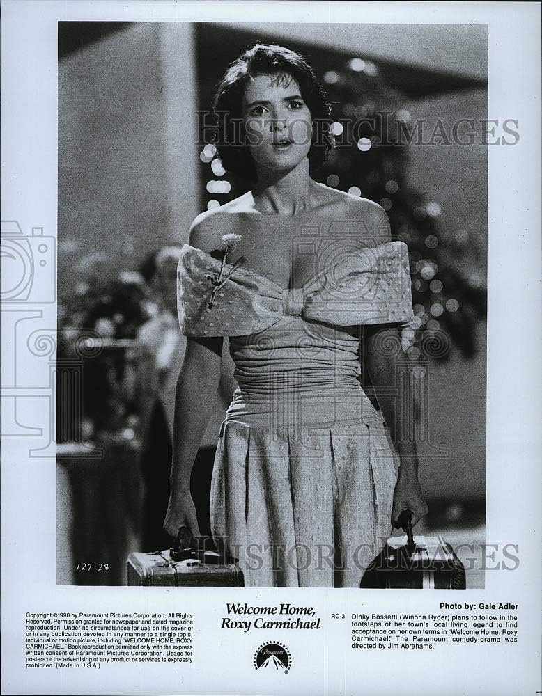 Historic Images - 1990 Press Photo Welcome Home, Roxy Carmichael Winona Ryder