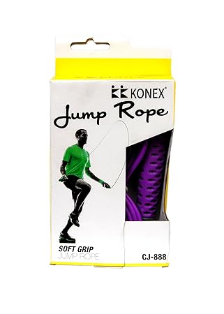 konex Branded Speed Skipping Rope For Men & Women [ Designed For Intermediate And Adance Levels Light Weighted Handles Cause Less Arm Fatigue can do 2 to 3 Rounds Per Second