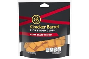 Cracker Barrel Cubes, Extra Sharp Yellow Cheddar Cheese (2 oz Bag)
