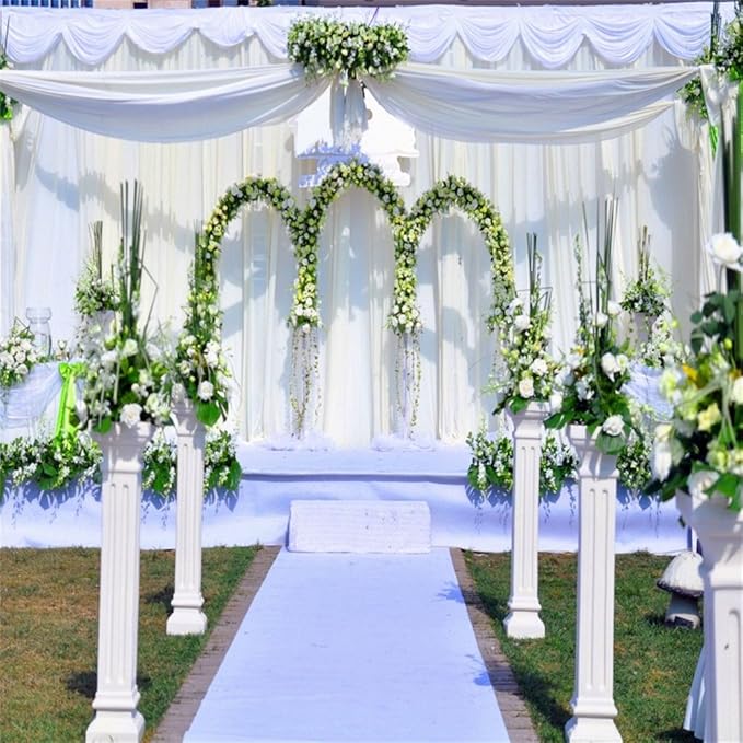 OFILA Wedding Ceremony Backdrop 6.5x6.5ft