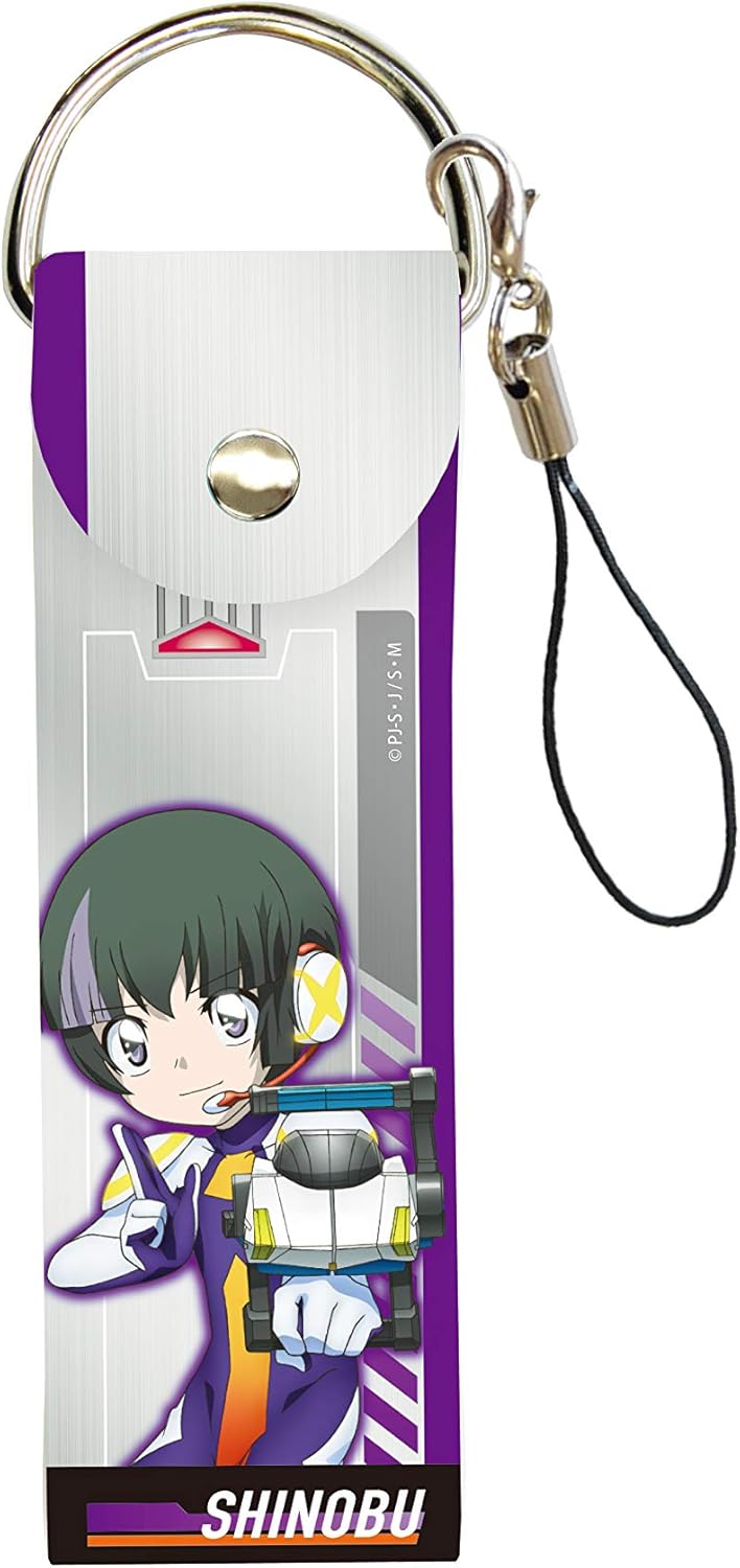 Amazon 新幹線変形ロボ シンカリオン 04 月山シノブ ビッグレザーストラップ アニメ 萌えグッズ 通販