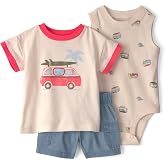 Carter's Baby Boys' 3-piece Short Set