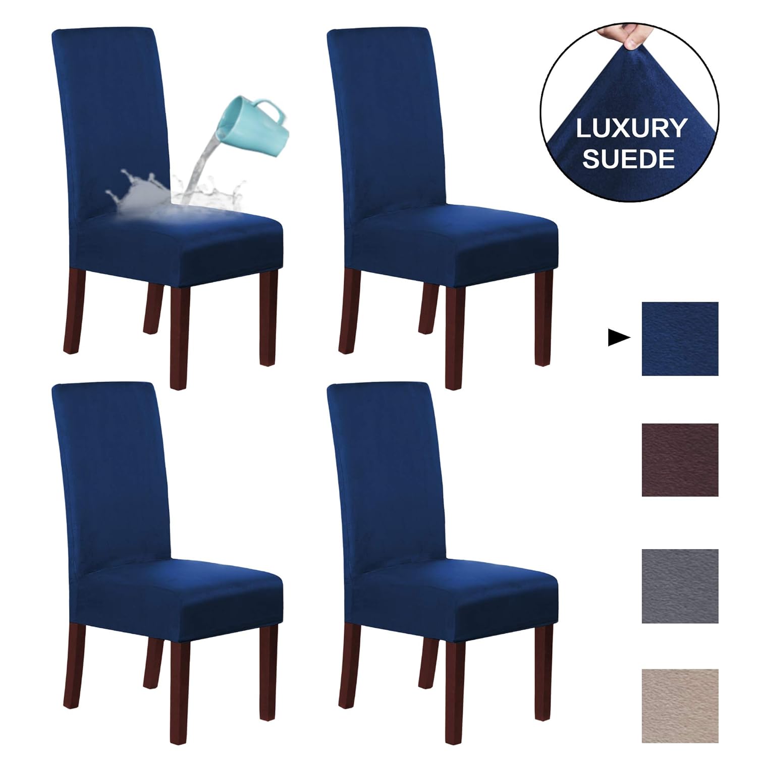 Best navy blue parson chair covers