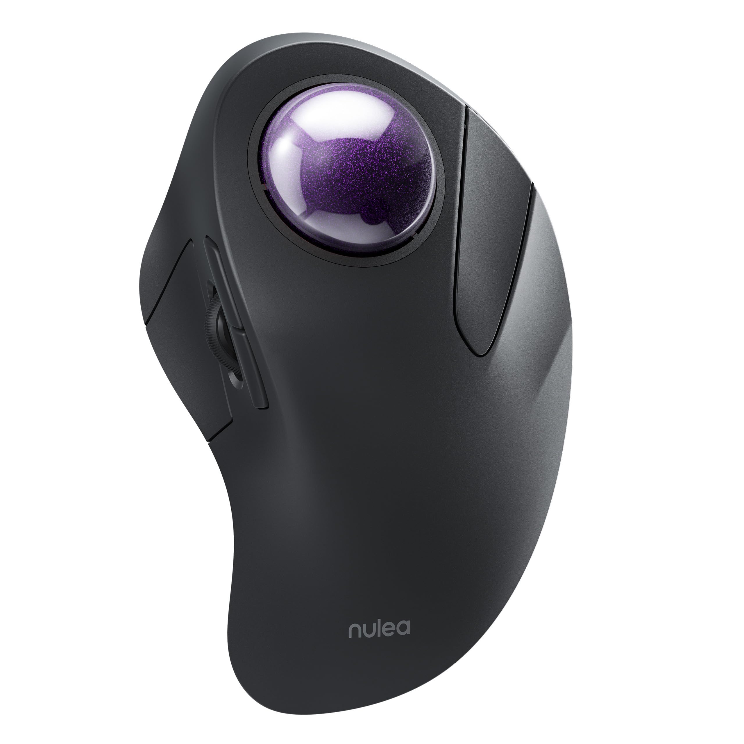 Photo 1 of Nulea Wireless Ergonomic Trackball Mouse, Rechargeable, Bluetooth Rollerball Mouse, 44mm Index Finger Trackball, 5 Adjustable DPI, Compatible with PC, Laptop, iPad, Mac, Windows, Android