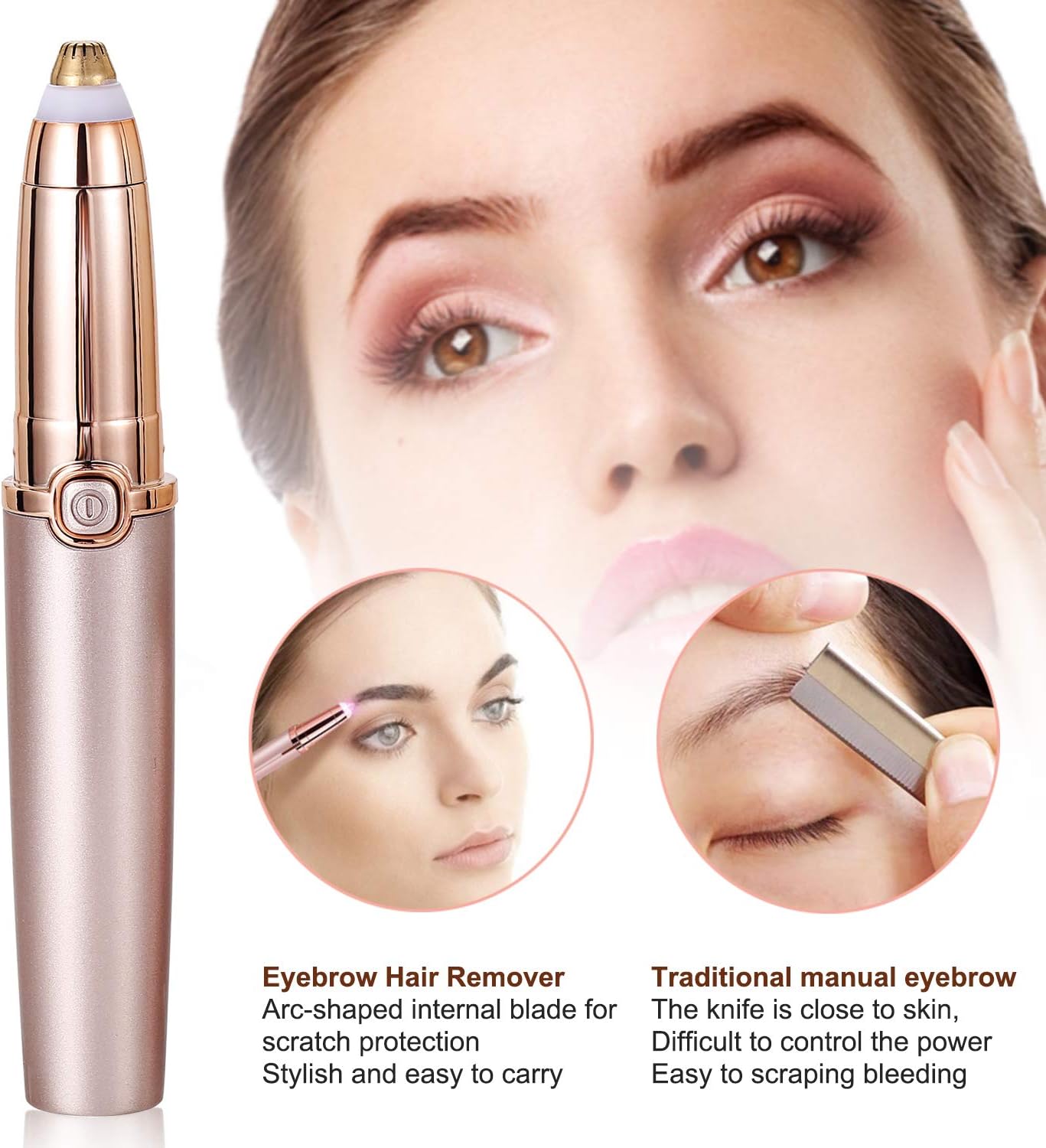 nuonove eyebrow hair trimmer