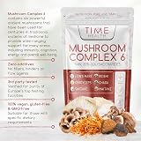 Time Health Mushroom Complex 6 | 120 Capsules | Vegan | UK Made view 3