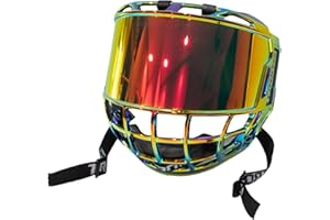 TronX S980 Revo Red Mirrored Senior Adult Hockey Full Face Shield Visor