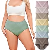 Womens High Waist Underwear Soft Seamless Tummy Control Breathable C Section Recovery Postpartum Panties 7-Pack Multicolor