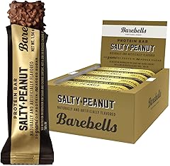 Barebells Protein Bars Salty Peanut - 12 Count, 20g High Protein Treats - Chocolate Nutrition Bar with 1g Total Sugars - On-T