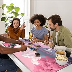 Tabletop Card Playmat with Stitched Edges, 24 x 14