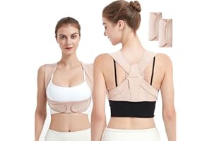 SHAPERKY Back Brace Posture Corrector: Adjustable Shoulder Support Straightener for Men and Women (Small/Medium)