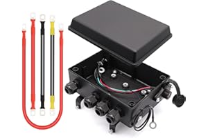 Torkettle Winch Solenoid Relay Control contactor pre-Wired Box for 8000-17000lbs Electric ATV UTV Winch 12V