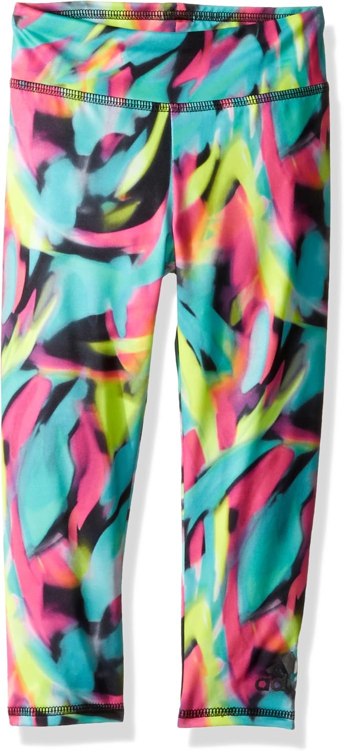 adidas Girls' Performance Tight Legging: Clothing