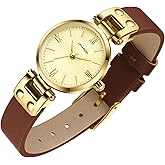 BEN NEVIS Watches for Women Elegant Classic Small Gold Leather Watch Easy Reader Women's Wrist Watches