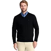 Izod Mens Premium Essentials Solid V-Neck Sweater
