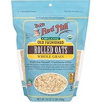 Bob's Red Mill Organic Oats Rolled Regular, 16 Ounce