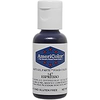 AmeriColor, Espresso.75 Ounce Bottle, Soft Gel Paste Food Color