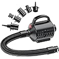 Electric Air Pump for Inflatable Pool Toys - High Power Quick-Fill Air Mattress Inflator Deflator Pump for Pool Float Raft Gymnastics Track Mat, Portable Air Pump 4 Nozzles AC 220-240V (400W)