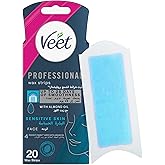 Veet Face Cold Wax Strips for Normal Skin, Pack of 20