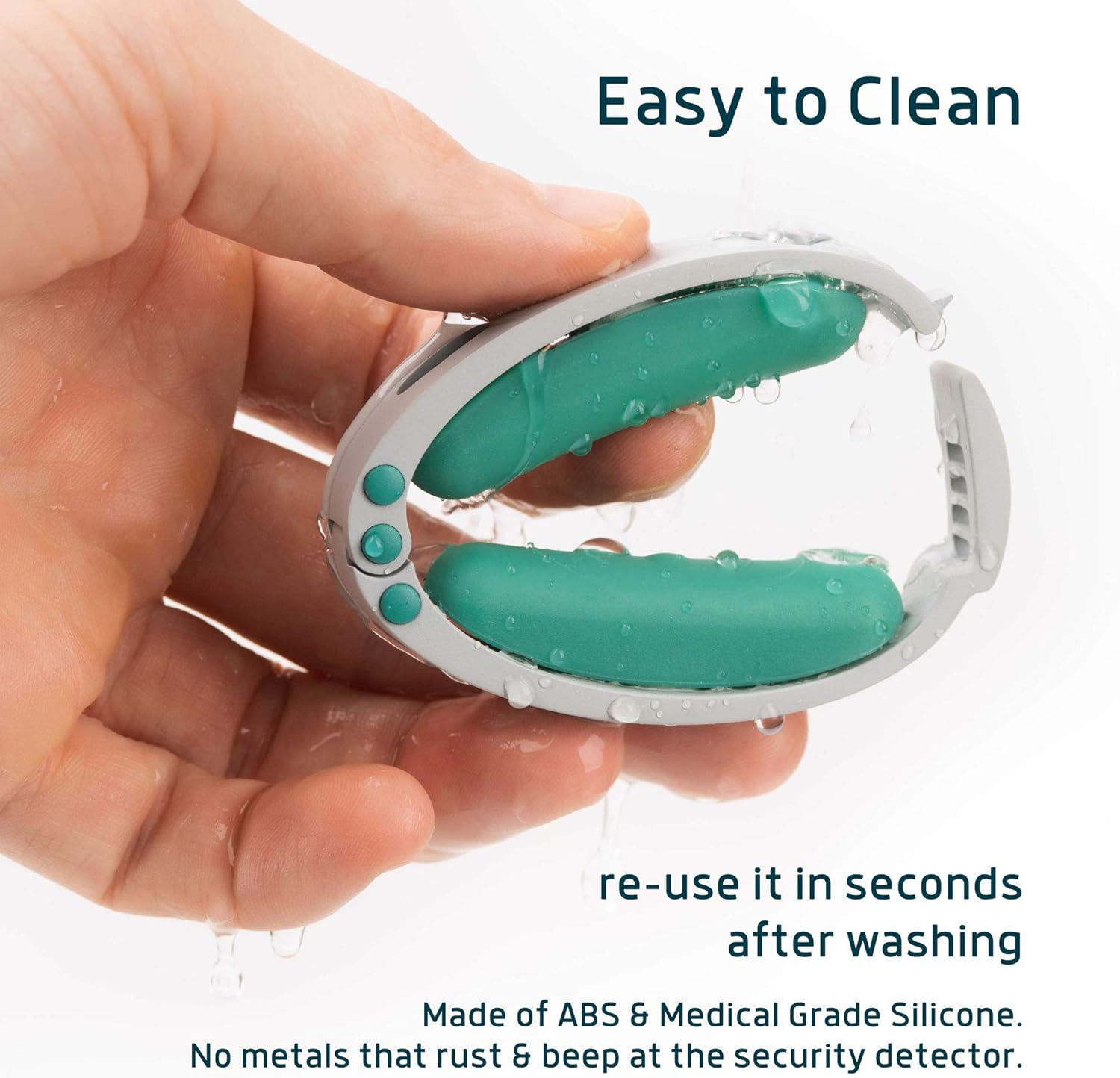 Confidence Clamp by Lunderg - Comfortable Urinary Incontinence Clamp with 3 Adjustable Sizes & Travel Bag - Recommended by Doctors & Money Back Guarantee: Health & Personal Care