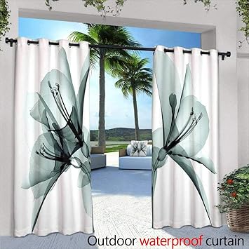 Amazon Com Lightly Exterior Outside Curtains Wood Material