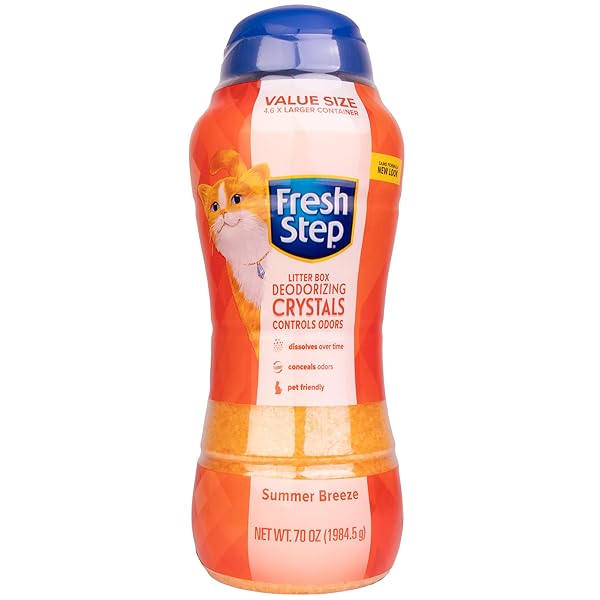 FRESH STEP CAT LITTER CRYSTALS DEODORIZER, NON TOXIC...